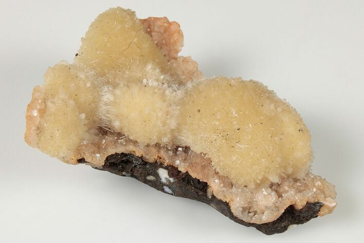 Thomsonite (Zeolite) On Heulandite - Maharashtra, India #191959